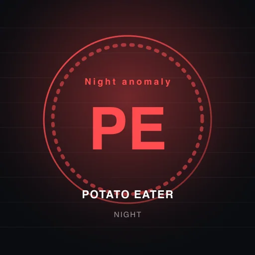 Potato eater anomaly emblem — Night