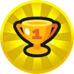 Official Roblox badge icon for Win