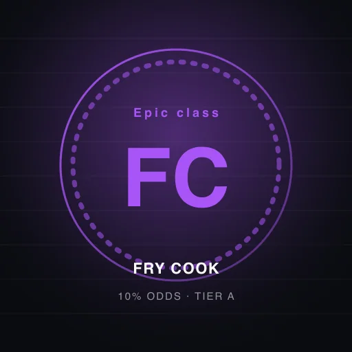 Fry Cook class emblem